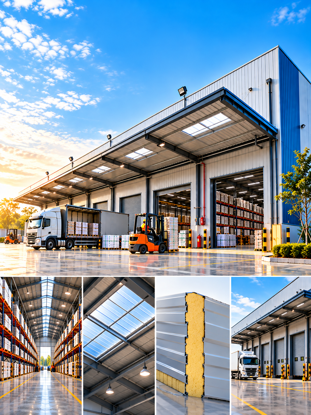 Warehouse roofing project